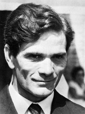 imagine cu paolo Pasolini